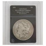 1085	1891 MORGAN SILVER DOLLAR