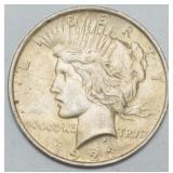 1100	1923 PEACE SILVER DOLLAR