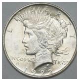 1103	1922 PEACE SILVER DOLLAR