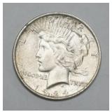 1105	1924 PEACE SILVER DOLLAR