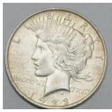 1113	1923 PEACE SILVER DOLLAR
