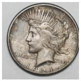 1116	1921 PEACE SILVER DOLLAR