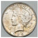 1121	1925 PEACE SILVER DOLLAR S MINT MARK