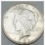 1122	1922 PEACE SILVER DOLLAR
