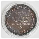 1126	1981 SILVER COIN SANFRANCISCO, 1 TOZ USA ASSAY OFFICE