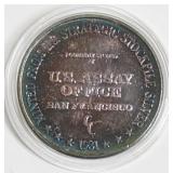 1131	1981 SILVER COIN SANFRANCISCO, 1 TOZ USA ASSAY OFFICE