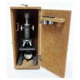1148	BUSHNELL MODEL 90-5000 MICROSCOPE IN FITTED BOX, APPROXIMATELY 5 IN X 6 IN X 12 IN HIGH