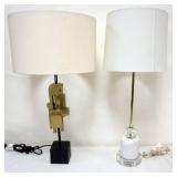 1188	MODERN STYLE TABLE LAMPS, TALLEST APPROXIMATELY 29 IN H