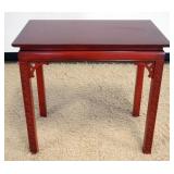 1215	ASIAN STYLE STAND/LAMP TABLE, APPROXIMATELY 29 IN X 18 IN X 26 IN H