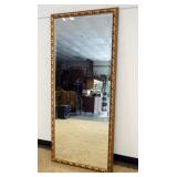 1216	BURNT MILLS GALLERIES BEVELED EDGE PIER MIRROR, APPROXIMATELY 32 IN X 72 IN H