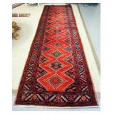 1233	PERSIAN WOOL RUNNER, APPROXIMATELY 159 IN X 45 IN
