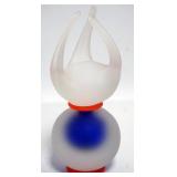 1009	ART GLASS PERFUME IN SATIN FINISH, APPROXIMATELY 5 IN H