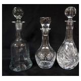 1022	GROUP OF ASSORTED DECANTORS, LARGEST APPROXIMATELY 14 IN H