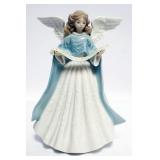 1044	LLADRO CHRISTMAS TREE ANGEL TOPPER, APPROXIMATELY 8 IN H