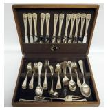 1056	MONARCH SILVER PLATE FLATWARE SET