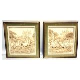 1073	MARCUS DESIGNS 3 DIMENSIONAL CHALKWARE PLAQUES, EACH APPROXIMATELY 17 IN X 18 IN OVERALL