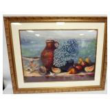 1081	LARGE FRAMED PASTEL STILL LIFE BY MILLIE GLINICKI, APPROXIMATELY 41 IN X 32 IN OVERALL