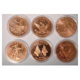 1094	1 OZ COPPER ROUND .999 FINE COPPER ROUND
