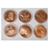 1106	1 OZ COPPER ROUND .999 FINE COPPER ROUND