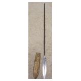 1133	LONG SPEAR WITH SHEATH, APPROXIMATELY 94 IN LONG