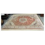 1197	PERSIAN SILK ROOM SIZE RUG, APPROXIMATELY 10 FT X 14 FT
