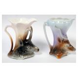 1017	ROYAL BAYREUTH MOUNTAIN GOAT CREAMERS, APPROXIMATELY 4 1/2 IN HIGH