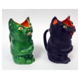 1027	ROYAL BAYREUTH CAT CREAMERS/PITCHERS, APPROXIMATELY 5 IN HIGH