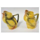 1030	ROYAL BAYREUTH CHICK CREAMERS, APPROXIMATELY 4 1/4 IN HIGH