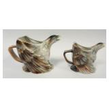 1050	ROYAL BAYREUTH EAGLE CREAMERS, LARGEST APPROXIMATELY 5 IN HIGH