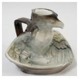 1052	ROYAL BAYREUTH EAGLE CANDLE NAPPY, APPROXIMATELY 4 1/2 IN HIGH