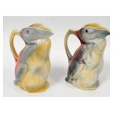 1067	ROYAL BAYREUTH BIRD CREAMERS, APPROXIMATELY 5 IN HIGH