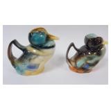 1070	ROYAL BAYREUTH MALLARD DUCK CREAMERS, APPROXIMATELY 4 1/2 IN HIGH