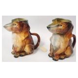1084	ROYAL BAYREUTH DACHUND WATER PITCHERS, APPROXIMATELY 7 IN HIGH