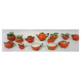 1166	ROYAL BAYREUTH ASSORTMENT OF TOMATO SHAPED CHINA, LARGEST PIECE APPROXIMATELY 5 IN H