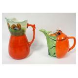 1180	ROYAL BAYREUTH PITCHERS, TALLEST APPROXIMATELY 9 INH