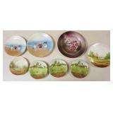 1209	ROYAL BAYREUTH ASSORTED DISHES, LARGEST APPROXIMATELY 9 1/2 IN