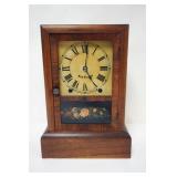1216	SETH THOMAS COTTAGE SHELF CLOCK, APPROXIMATELY 10 IN X 5 IN X 15 IN H