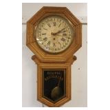 1226	NEW HAVEN *ECIPSE* CALENDAR CLOCK, APPROXIMATELY 18 IN X 5 IN X 33 IN H