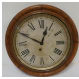 1235	INGRAHAM *MILFORD* WALL CLOCK, APPROXIMATELY 17 IN X 4 IN