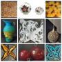 Art Glass Business Liquidation - Storage Clean Out: Azerbaijan Glass - Vases, Tiles, Light Shades...