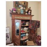 Pie Chest with Stained Glass Inlay