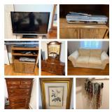 Moving sale, amazing furniture, Holiday, Sports, Paintings, Prints, housewares and much more!