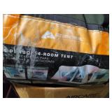 OZARKTRAIL 14 PERSON, 4 ROOM TENT, WWW.ONLINEAUCTIONSLLC.NET 