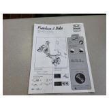 HITCH RECIEVER BIKE RACK, LIKE NEW, HOLDS 2 BIKES.  WWW.ONLINEAUCTIONSLLC.NET 