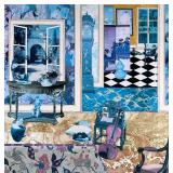 MARY WELSH COLLAGE PHOTOGRAPH | Palladian Spring. Photograph of a collage 22 x 21.5 in. Sight Labele