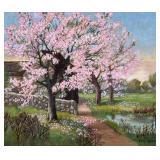 Framed Oil Painting | Oil on paper. Signed lower right. Dimensions: h. 14.75 x w. 17 in (Sight: 8.25