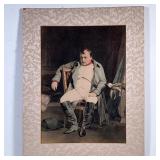 NAPOLEON PRINT | Unframed Napoleon Bonaparte print; 13.5 x 10 in. Sight Dimensions: h. 18 x w. 14 in