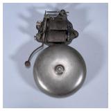 ANTIQUE FARADAY ALARM BELL | Antique cast iron & other metal Faraday wall mounted alarm bell Dimensi