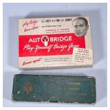 (2pc) Bridge Cards & Game | Including an “Autobridge” play-yourself bridge game in original box and 