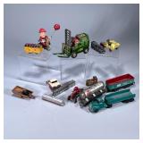 MODEL TRAINS & OTHER TOYS | Mixed lot of model trains and other vehicle toys . - h. 5.5 x w. 3 x l. 
